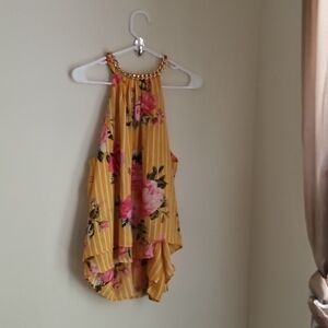 Stella Tweed Blouse Women 2X Multicolor Floral Top Academia Office Versatile Y2K